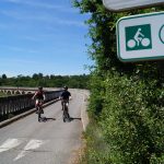 © Boucle cyclable F2 : aux portes des Gorges de la Loire à vélo : Balbigny / Pinay - OT Forez Est