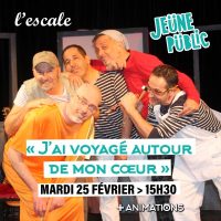 Spectacle Jeune Public : "J'ai voyagé  autour de mon cœur" par Tom Nardone & les "Sales Gones"