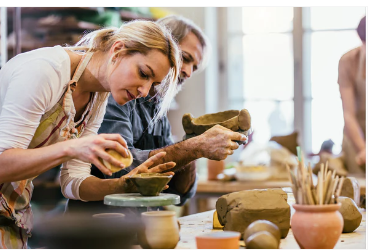 © cours de poterie - Maud Dollard