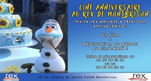 Fête ton anniversaire au Cinéma Rex