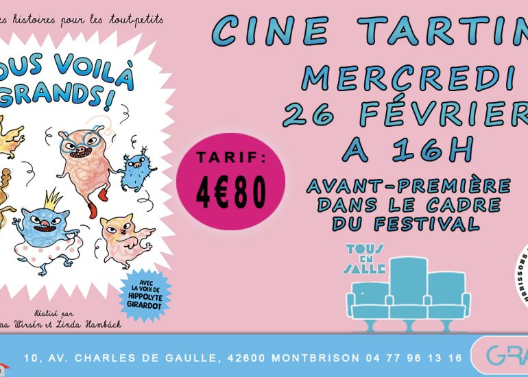 © Ciné-tartines - Nous voilà grands_Montbrison - Cinéma Rex