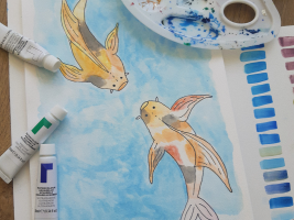 Stage Dessin - Peinture "Avril Les poissons artistiques"