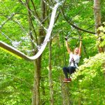 Tyrolienne à virages