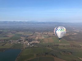 Vol en montgolfière avec Air show