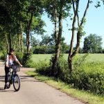 © Boucle cyclable F8 : entre plaine et monts à vélo : Montrond-les-Bains / Saint-Cyr-les-Vignes - OT FOREZ-EST CP