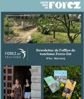 Newsletters et lettres d'infos de l'office de tourisme de Forez-Est