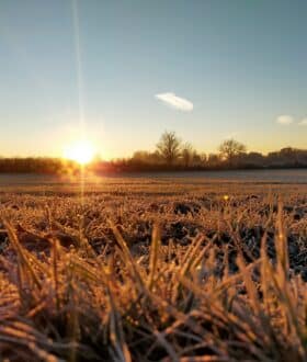 Lever de soleil sur Forez-Est