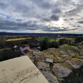 Vue depuis la tour de Cleppé